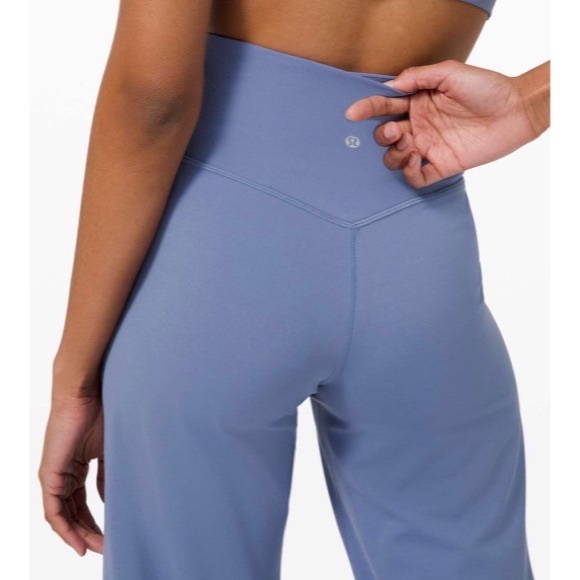 Lululemon Align Wide Leg Crop 23" Water Drop - Picture 4 of 9